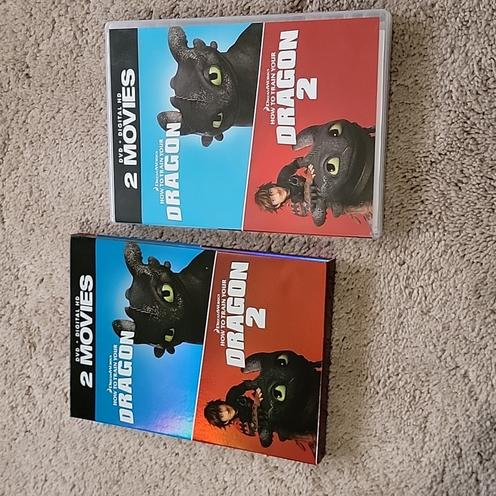 DVD "How to Train Your Dragon & Dragon 2" Dreamworks Movie